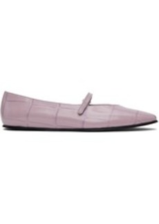 BY FAR SSENSE Work Capsule - Purple Molly Ballerina Flats