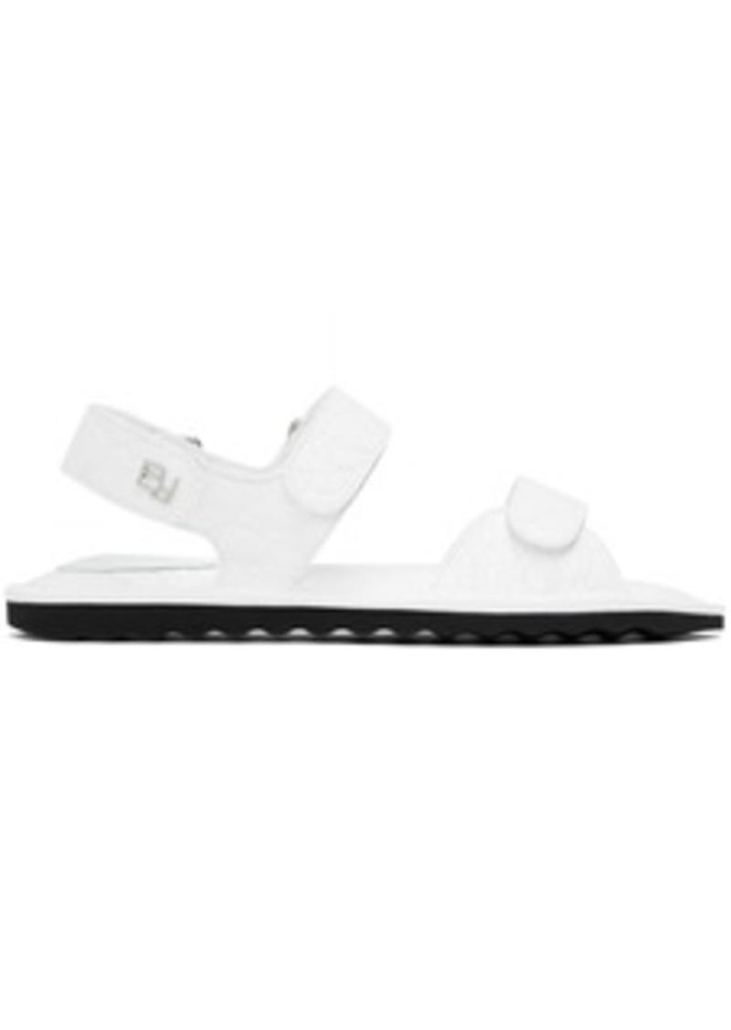 BY FAR White Gideon Sandals