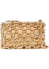 By Far Woman Capria Leather Resin And Gold-tone Shoulder Bag Gold