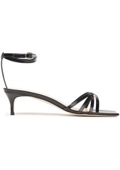 By Far Woman Kaia Patent-leather Sandals Black