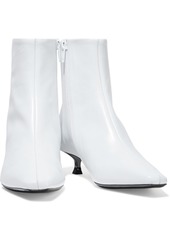 By Far Woman Laura Leather Ankle Boots White