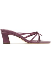 By Far - Marissa bow-embellished leather mules - Purple - EU 37