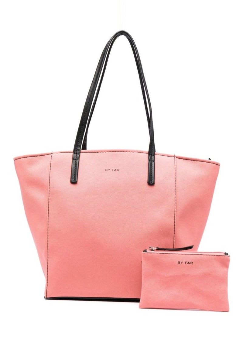 BY FAR Club canvas tote bag