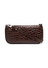 BY FAR crocodile-effect bag