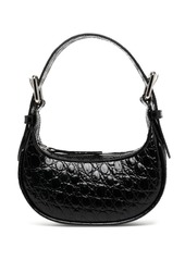 BY FAR crocodile-effect leather mini bag