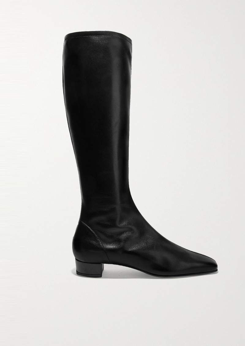 BY FAR Edie Leather Knee Boots