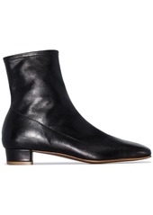 BY FAR Este 25mm square toe ankle boots