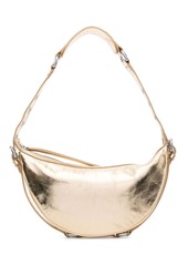 BY FAR Gib metallic leather shoulder bag