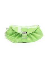 BY FAR Glami gathered clutch bag