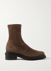 BY FAR Kah Stretch-suede Ankle Boots