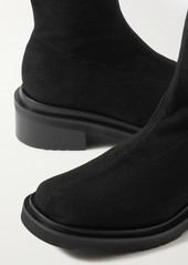 BY FAR Kah Stretch-suede Ankle Boots
