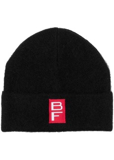 BY FAR logo patch beanie