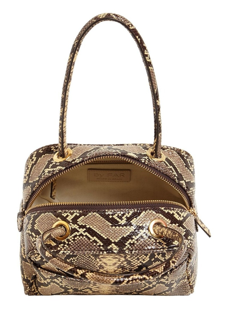 BY FAR Martin Python Printed Leather Bag Handbags