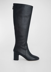 BY FAR Miller Leather Knee Boots
