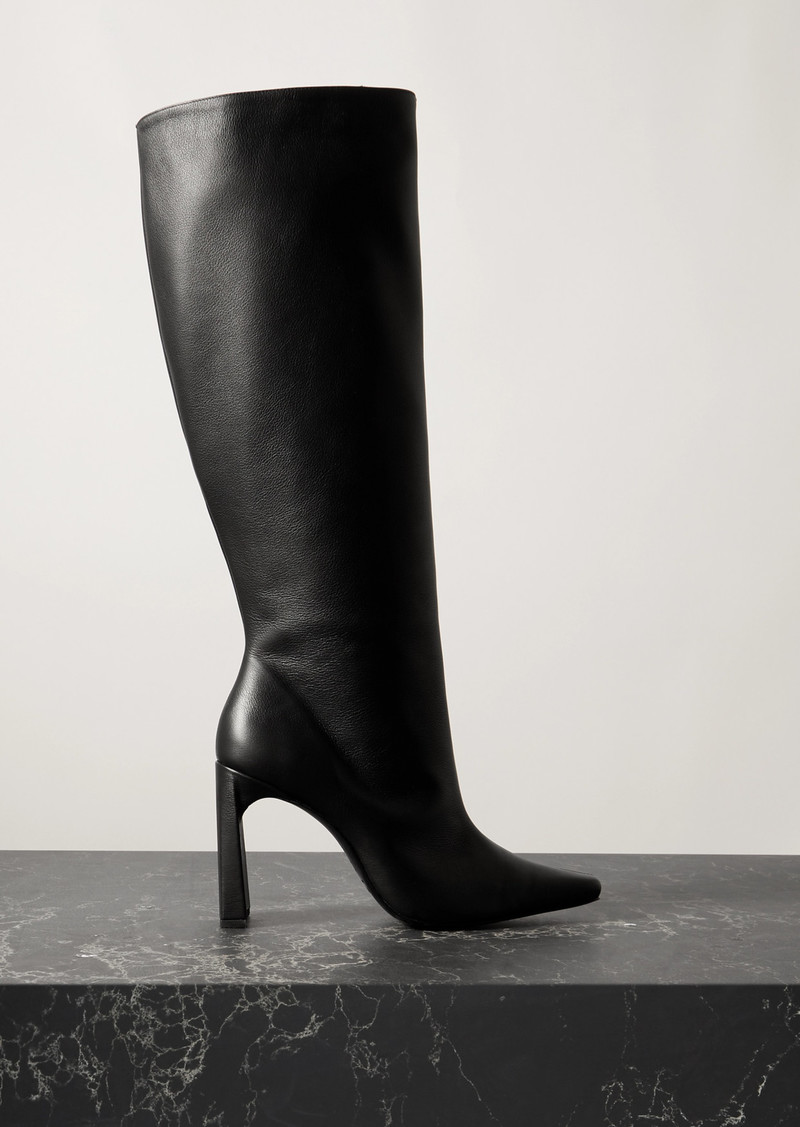 BY FAR Mimi Cuttrell Leather Knee Boots