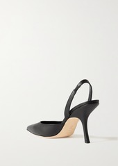 BY FAR Mimi Cuttrell Leather Slingback Pumps
