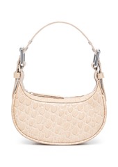 BY FAR mini Soho crocodile-embossed shoulder bag