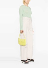 BY FAR Miranda crocodile-embossed shoulder bag