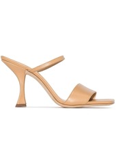 BY FAR Nayla 85mm leather sandals