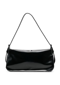 BY FAR patent-leather shoulder bag