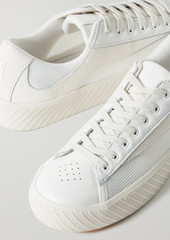 BY FAR Rodina Textured-leather And Mesh Sneakers