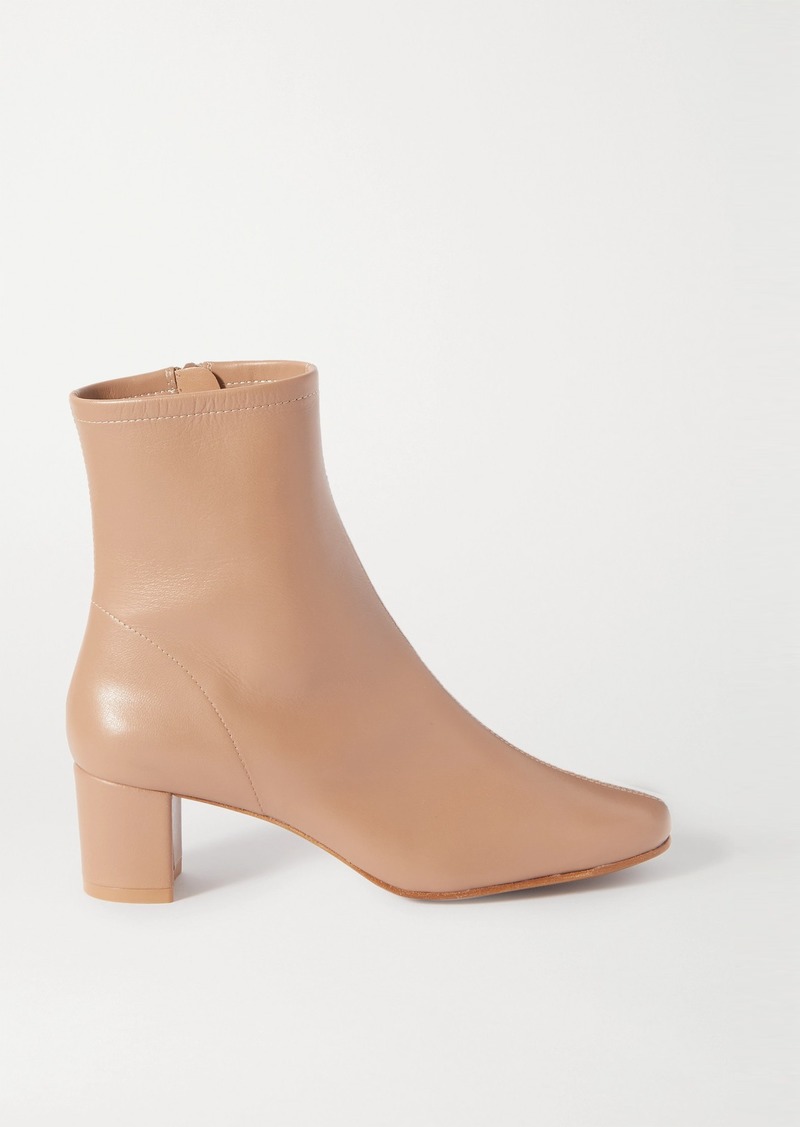 BY FAR Sofia Leather Ankle Boots