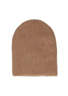 BY FAR Solid Brushed Alpaca Blend Hat