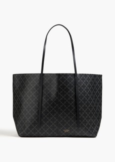 By Malene Birger - Abi faux textured-leather tote - Black - OneSize