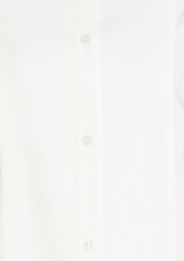 By Malene Birger - Baltimore cotton-poplin and piqué top - White - DE 34