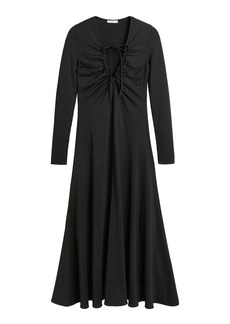 By Malene Birger - Deija Gathered Maxi Dress - Black - S - Moda Operandi