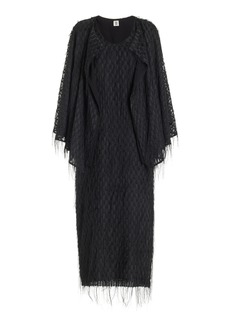 By Malene Birger - Elyn Maxi Cape Dress - Black - EU 34 - Moda Operandi