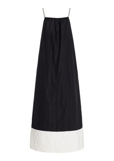 By Malene Birger - Exclusive Lanney Organic-Cotton Maxi Dress - Black/white - EU 38 - Moda Operandi