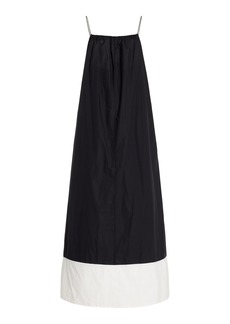 By Malene Birger - Exclusive Lanney Organic-Cotton Maxi Dress - Black/white - EU 36 - Moda Operandi