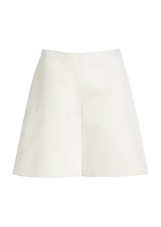 By Malene Birger - Exclusive Marrian Cotton-Blend Shorts - White - EU 38 - Moda Operandi