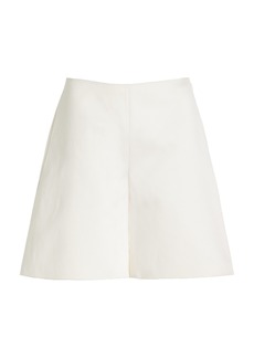 By Malene Birger - Exclusive Marrian Cotton-Blend Shorts - White - EU 36 - Moda Operandi