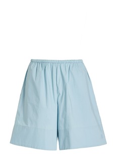 By Malene Birger - Exclusive Siona Cotton Shorts - Blue - EU 40 - Moda Operandi