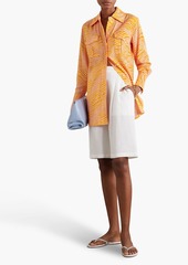 By Malene Birger - Feeria printed crepe shirt - Orange - DE 32