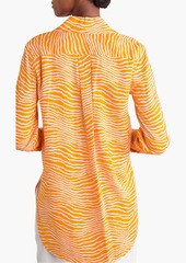 By Malene Birger - Feeria printed crepe shirt - Orange - DE 32