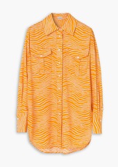 By Malene Birger - Feeria printed crepe shirt - Orange - DE 32