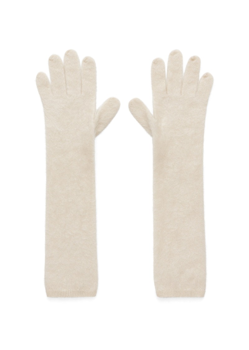 By Malene Birger - Guanta Wool Gloves - Neutral - OS - Moda Operandi