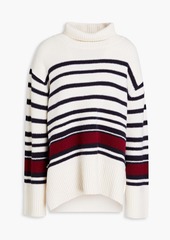 By Malene Birger - Hedera striped wool-blend turtleneck sweater - Blue - L