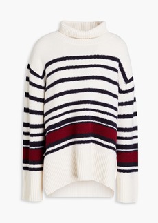 By Malene Birger - Hedera striped wool-blend turtleneck sweater - Blue - XS