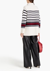 By Malene Birger - Hedera striped wool-blend turtleneck sweater - Blue - XS