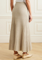 By Malene Birger - Hevina ribbed wool maxi skirt - Neutral - XS