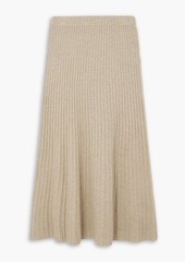 By Malene Birger - Hevina ribbed wool maxi skirt - Neutral - XS