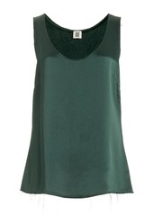 By Malene Birger - Jacie Tank Top - Dark Green - EU 36 - Moda Operandi