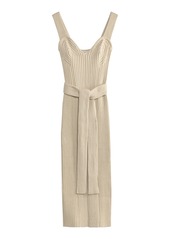 By Malene Birger - Knit Scarf Maxi Dress - Neutral - XS - Moda Operandi