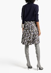 By Malene Birger - Leela leopard-print woven skirt - Green - DE 38