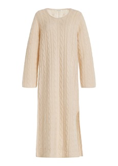 By Malene Birger -  Lovella Cable-Knit Maxi Dress - Neutral - S - Moda Operandi