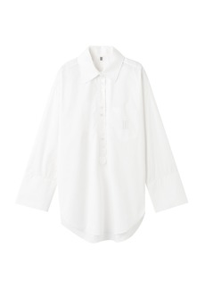 By Malene Birger - Maye Cotton Tunic Top - White - EU 38 - Moda Operandi